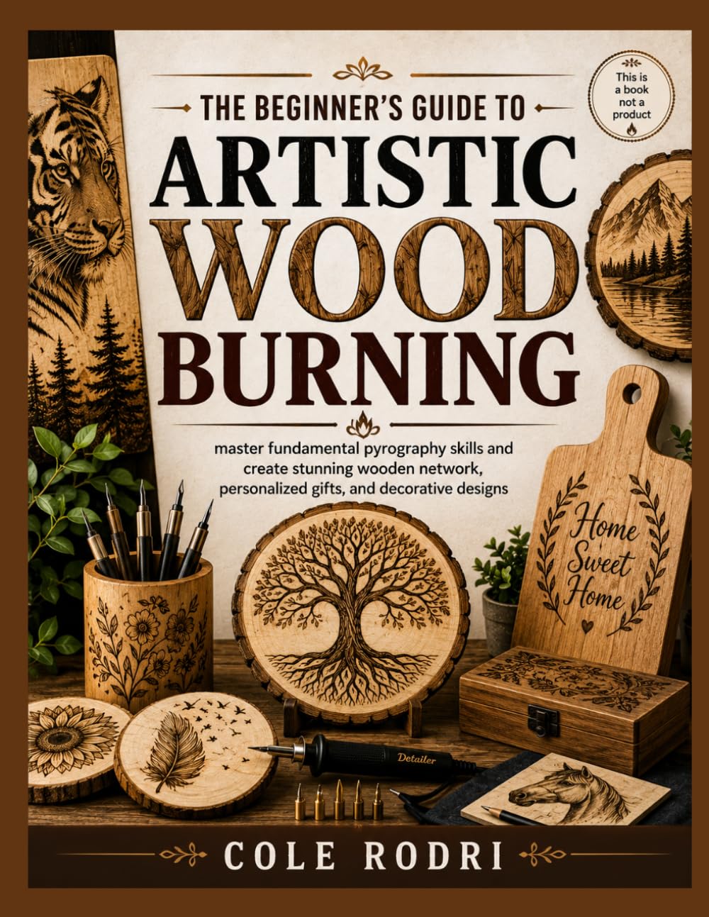 THE BEGINNER'S GUIDE TO ARTISTIC WOOD BURNING: master fundamental pyrography skills and create stunning wooden artwork, baixar o livro de graça