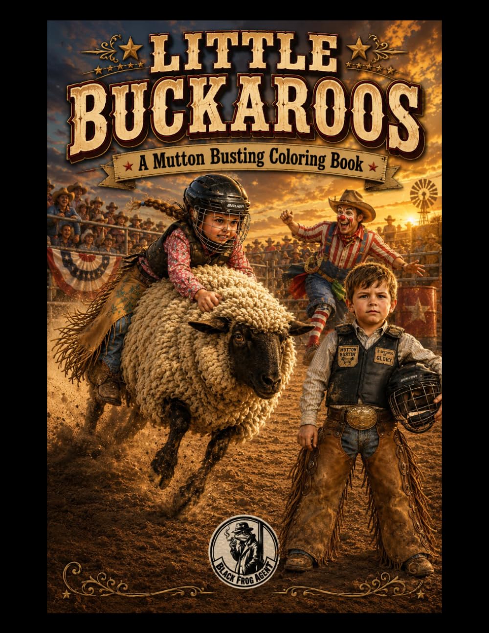 ler totalmente Little Buckaroos: A Mutton Busting Coloring Book