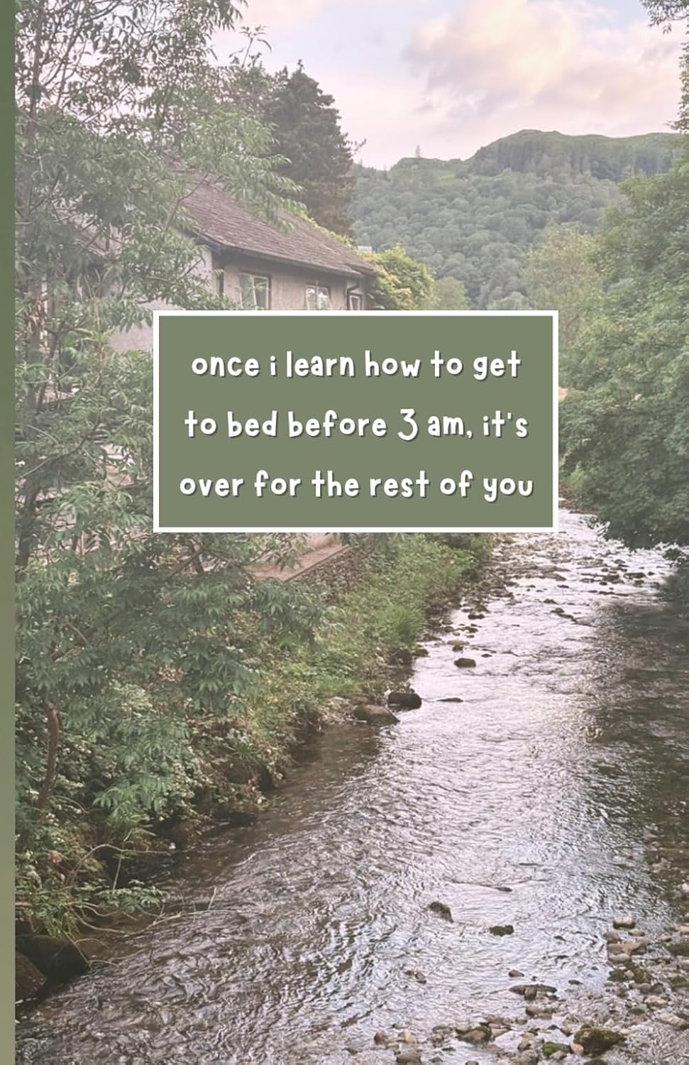 Once I Get To Bed Before 3 AM, It's Over: A Daily Journal for Self Care baixar o livro de graça