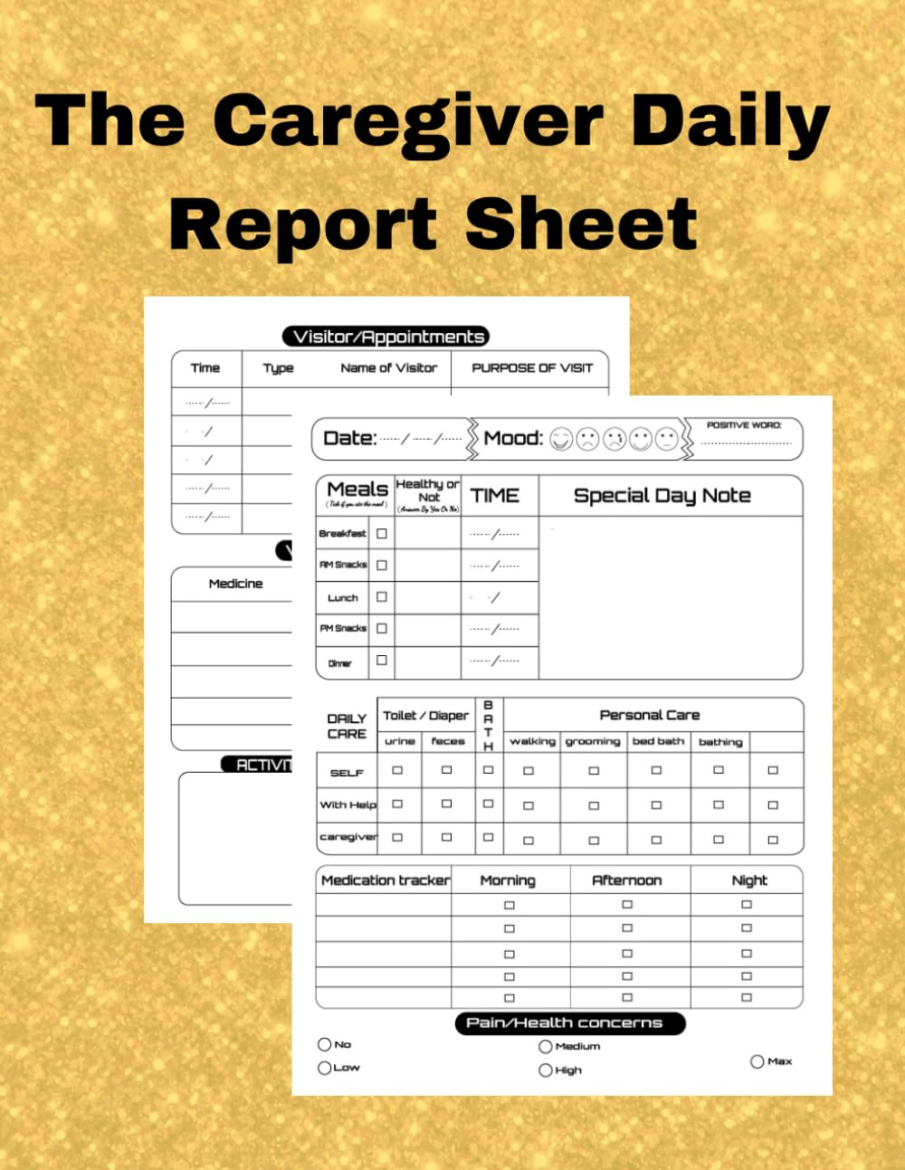 The Caregiver Daily Report Sheet: Assisted Living Patients' Daily Log Book: Everything You Need to Track, Stay Organized, Manage Caregiving... Medical Diary with Medication Records baixar o livro de graça