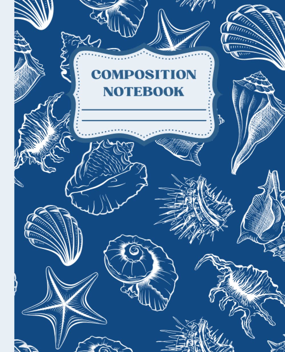 capítulo por capítulo baixar Wide-Ruled Composition Notebook: Glowing Seashells Notebook, Back To School Supplies, Great for Students & Teachers, Ocean Print Collection