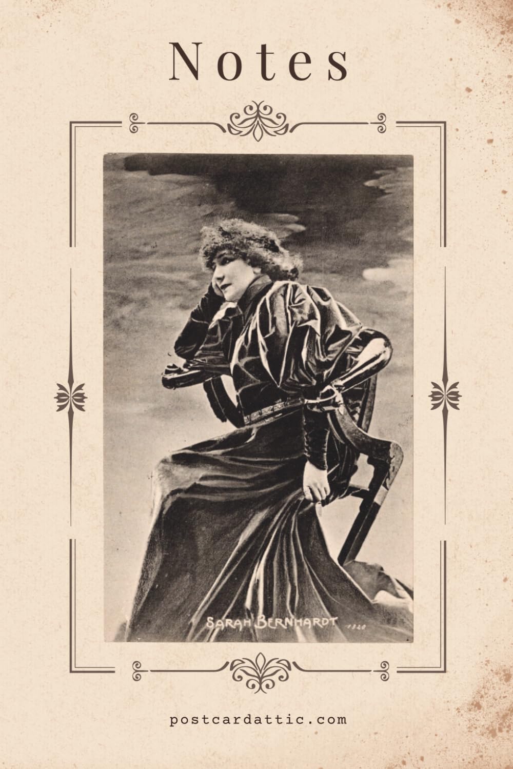 Notes: Vintage Sarah Bernhardt Postcard Notebook with 100 Lined Cream Pages baixar o livro de graça