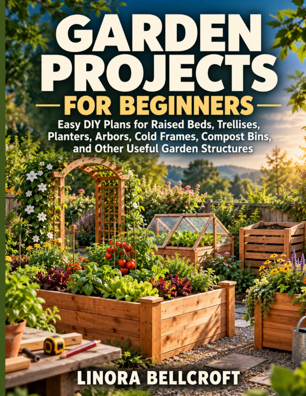 Garden Projects for Beginners: Easy DIY Plans for Raised Beds, Trellises, Planters, Arbors, Cold Frames, Compost Bins, and Other Useful Garden Structures baixar livro de graça