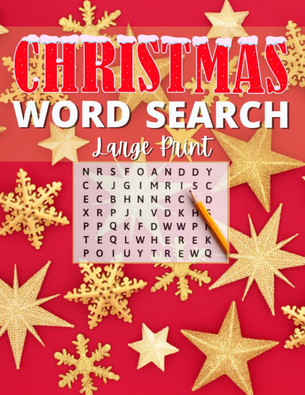 capítulo por capítulo baixar Christmas Word Search: Puzzle Book for Adults and Kids. Large Jumbo Print Games...Holiday Fun Gold Stars Cover