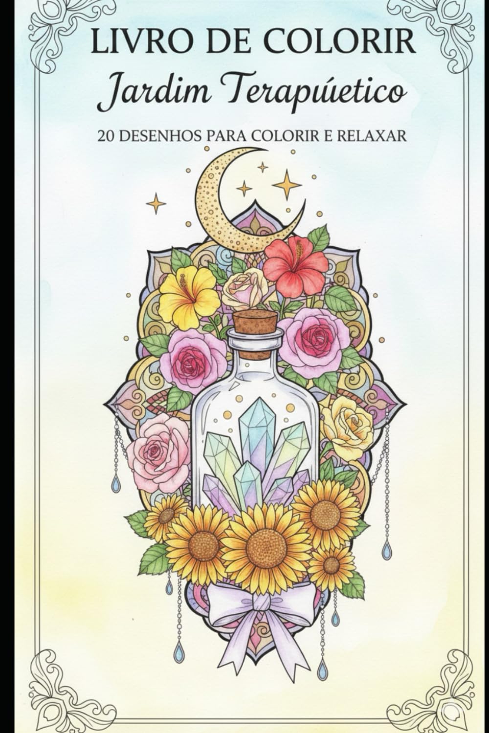 Jardim Terapêutico: 20 desenhos para colorir e relaxar (Portuguese Edition) baixar o livro de graça