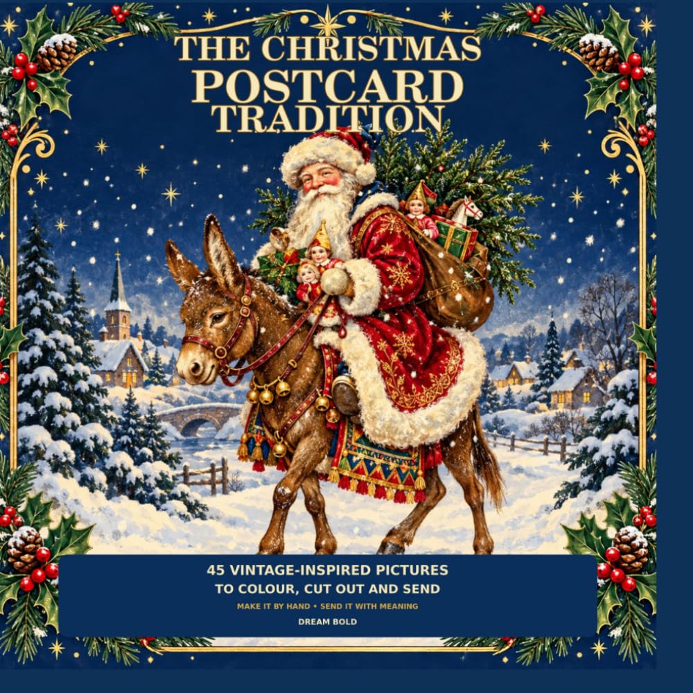 The Christmas Postcard Tradition: 45 Vintage-Inspired Pictures to Colour, Cut Out and Send baixar o livro de graça