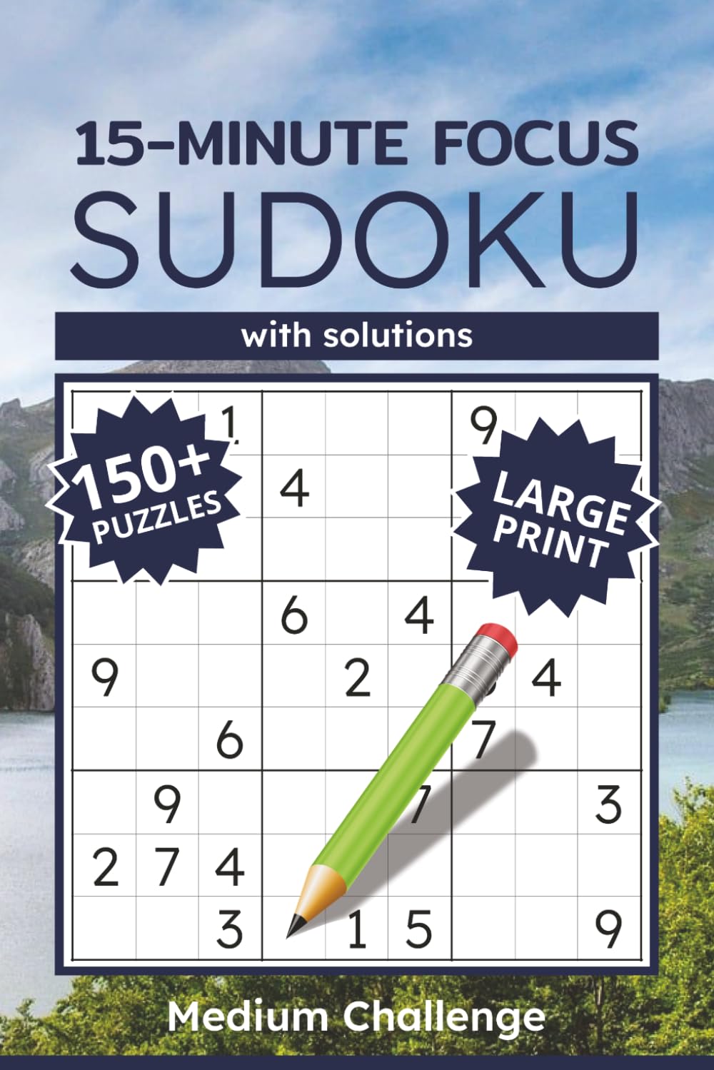capítulo por capítulo baixar 15-Minute Focus Sudoku: Puzzles Book to Sharpen Focus in Just 15 Minutes a Day | 6x9 Inches, 110 Pages | 150+ Puzzles | Solutions Included | Gifts for... | Perfect for Adults, Teens and Seniors