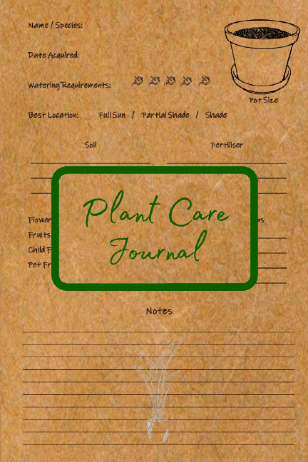 Plant Care Journal: Houseplant Log Book with an easy-to-use format to Keep Track of Plant Details baixar o livro de graça