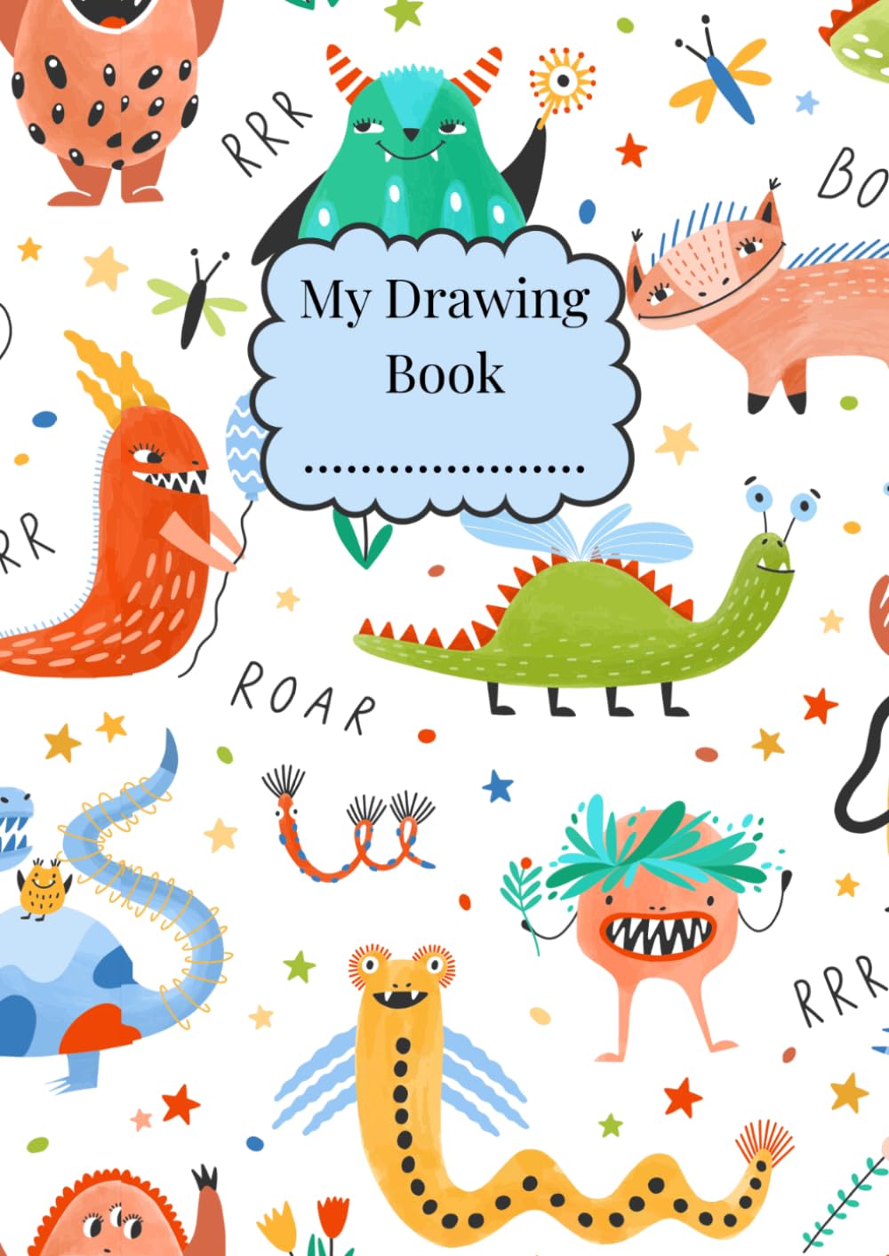Mini Monsters ~ My Drawing Book: Large A4 Blank Sketch Book For Kids | 100 Plain Pages for Drawing, Doodling and Sketching | Personalise Cover with... Art Pad (Little Noodlings ~ Mini Monsters) baixar o livro de graça