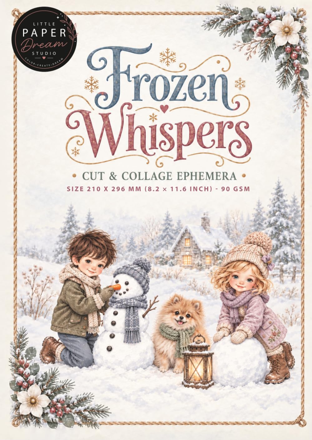 capítulo por capítulo baixar Little Paper Dream Studio - Frozen Whispers: cut & collage ephemera (Dutch Edition)