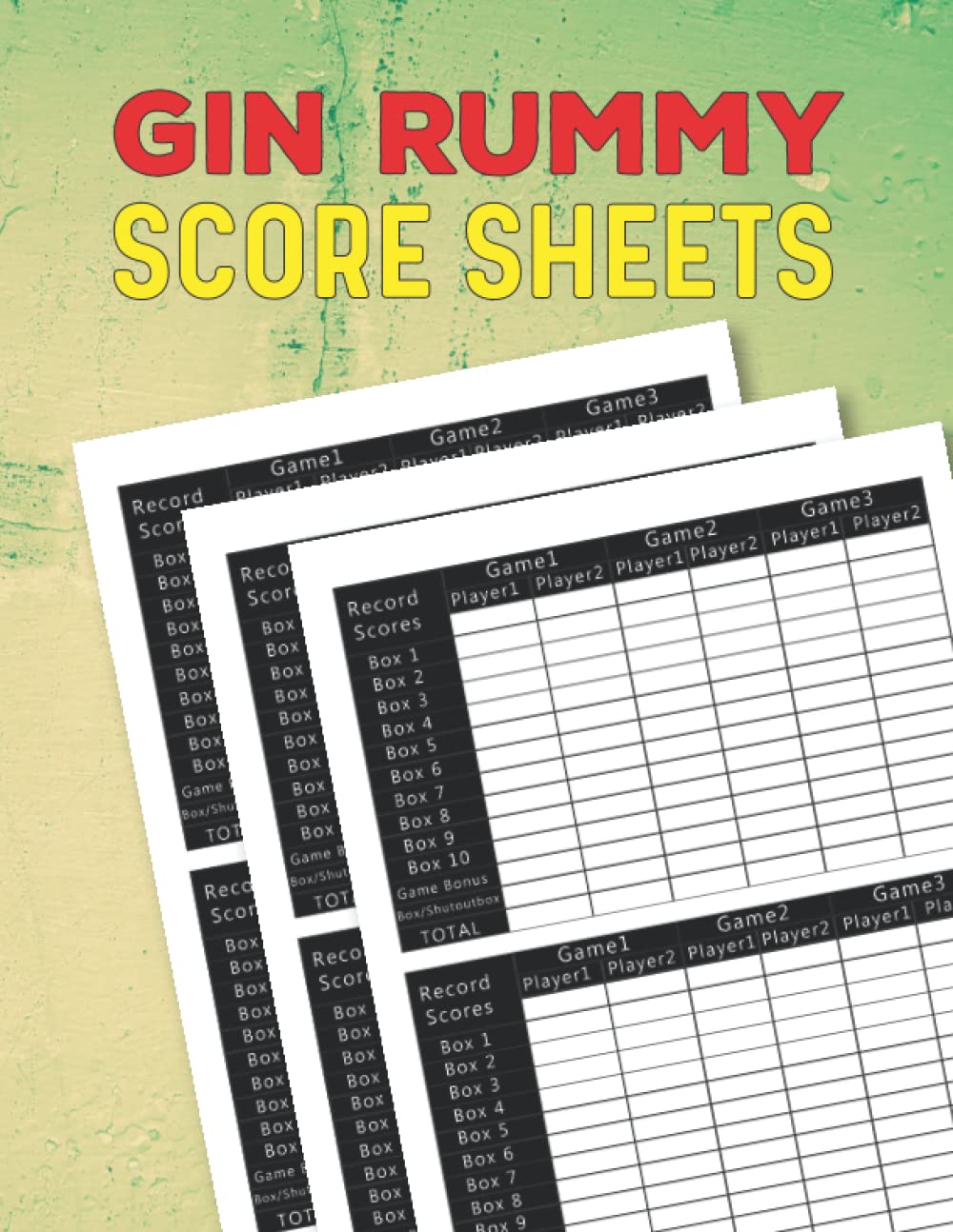 Gin Rummy Score Sheets: Gin Rummy Record Keeping Pads | Perfect Scorebook for Scoring baixar livro de graça