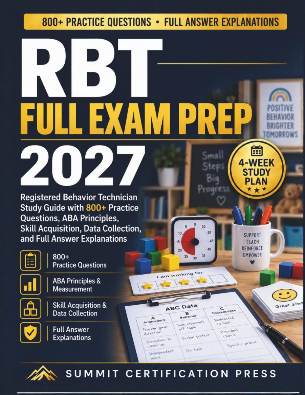 RBT Full Exam Prep: Registered Behavior Technician Study Guide with 800+ Practice Questions, ABA Principles, Skill Acquisition, Data Collection, and Full Answer Explanations baixar o livro de graça