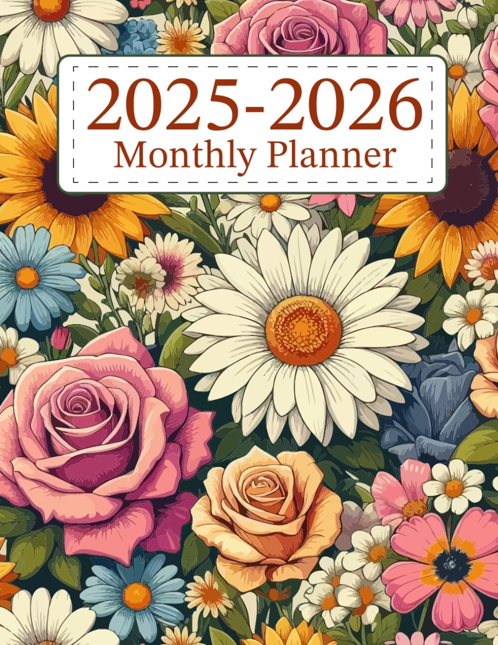 ler totalmente 2025-2026 Monthly Planner: 2-Year From (January 2025 to December 2026) with Holidays and Inspirational Quotes-Floral Cover