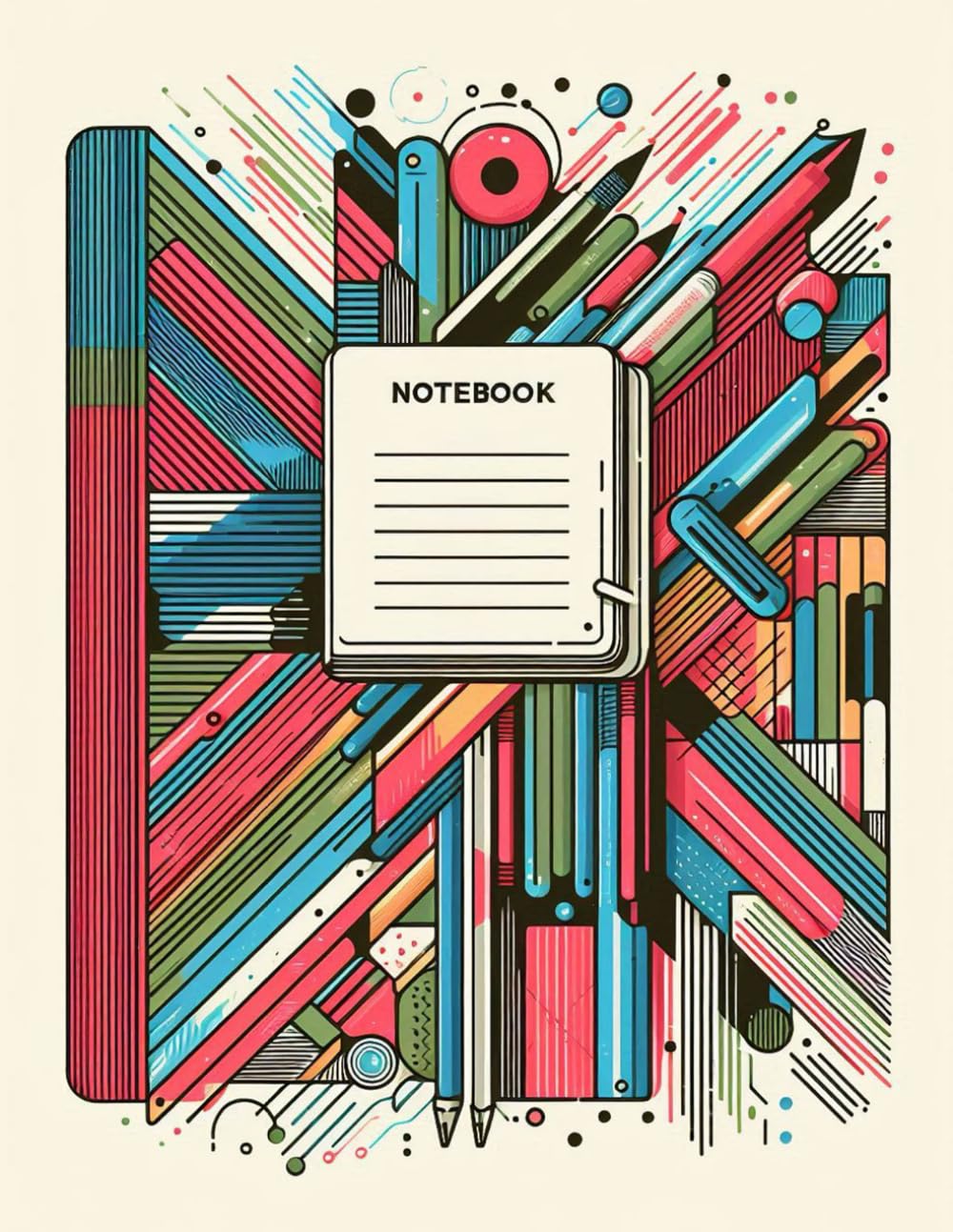 ler totalmente Daily Journal Notebook for Women & Men, 100 pages, for Work & Note Taking, 8.5x11 inches