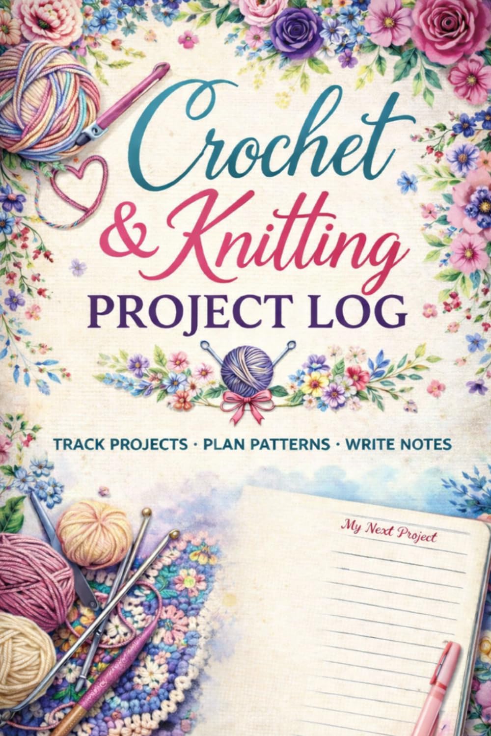 ler totalmente Crochet/Knitting Project Log