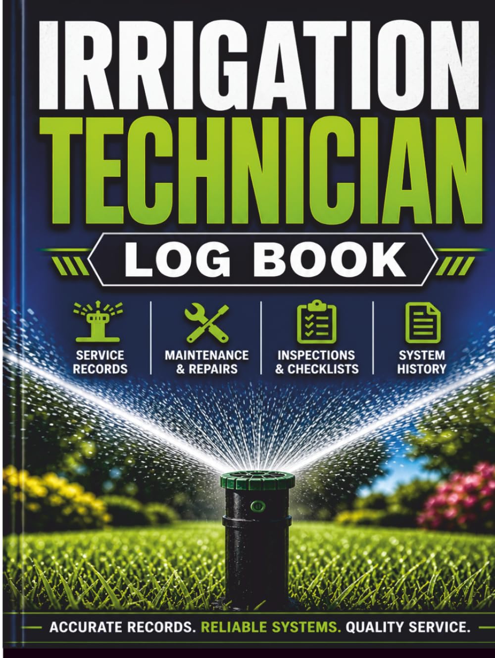 IRRIGATION TECHNICIAN LOG BOOK: Service Calls, Inspections, Repairs and Maintenance Records baixar livro de graça