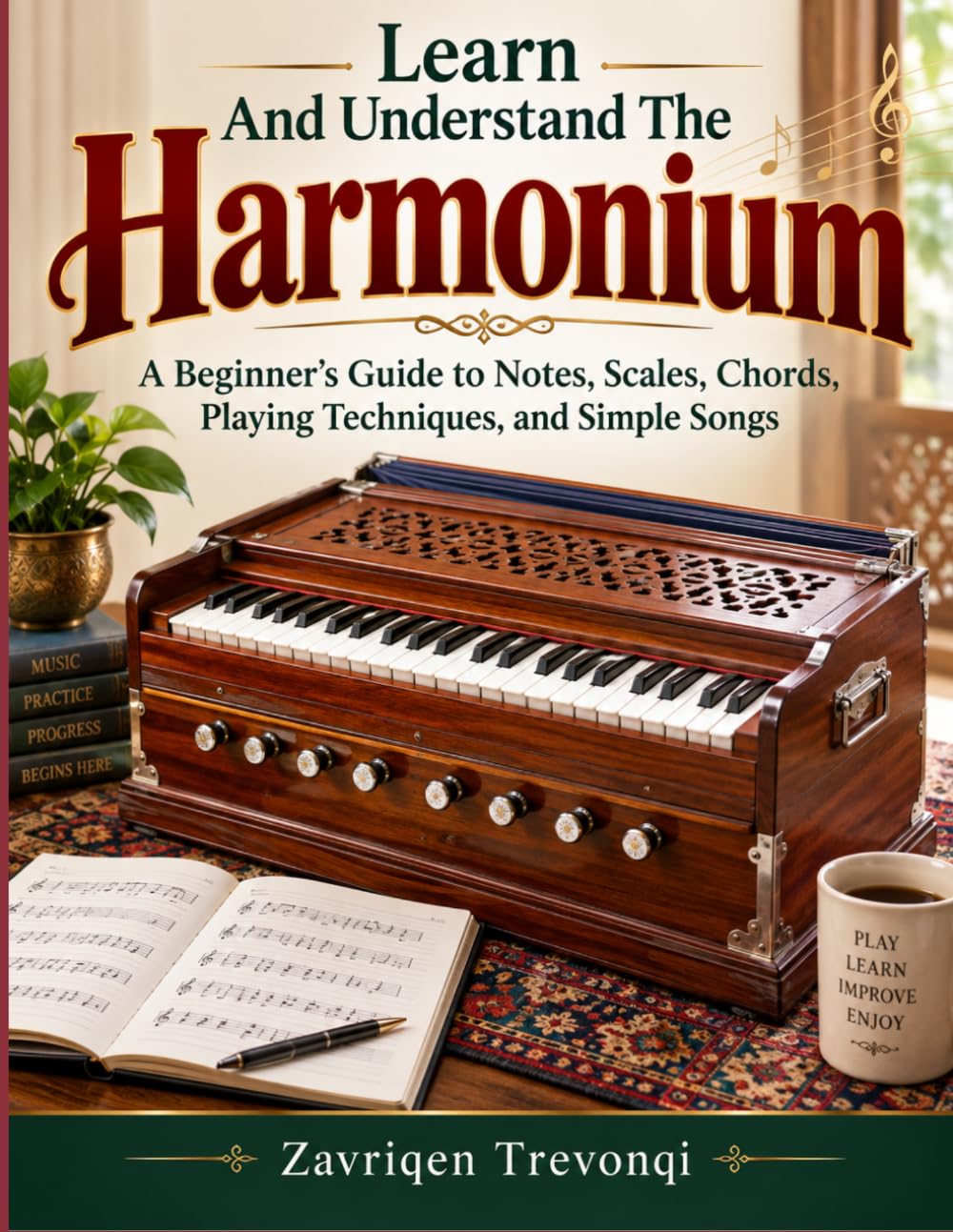ler totalmente Learn And Understand The Harmonium: A Beginner’s Guide to Notes, Scales, Chords, Playing Techniques, and Simple Songs