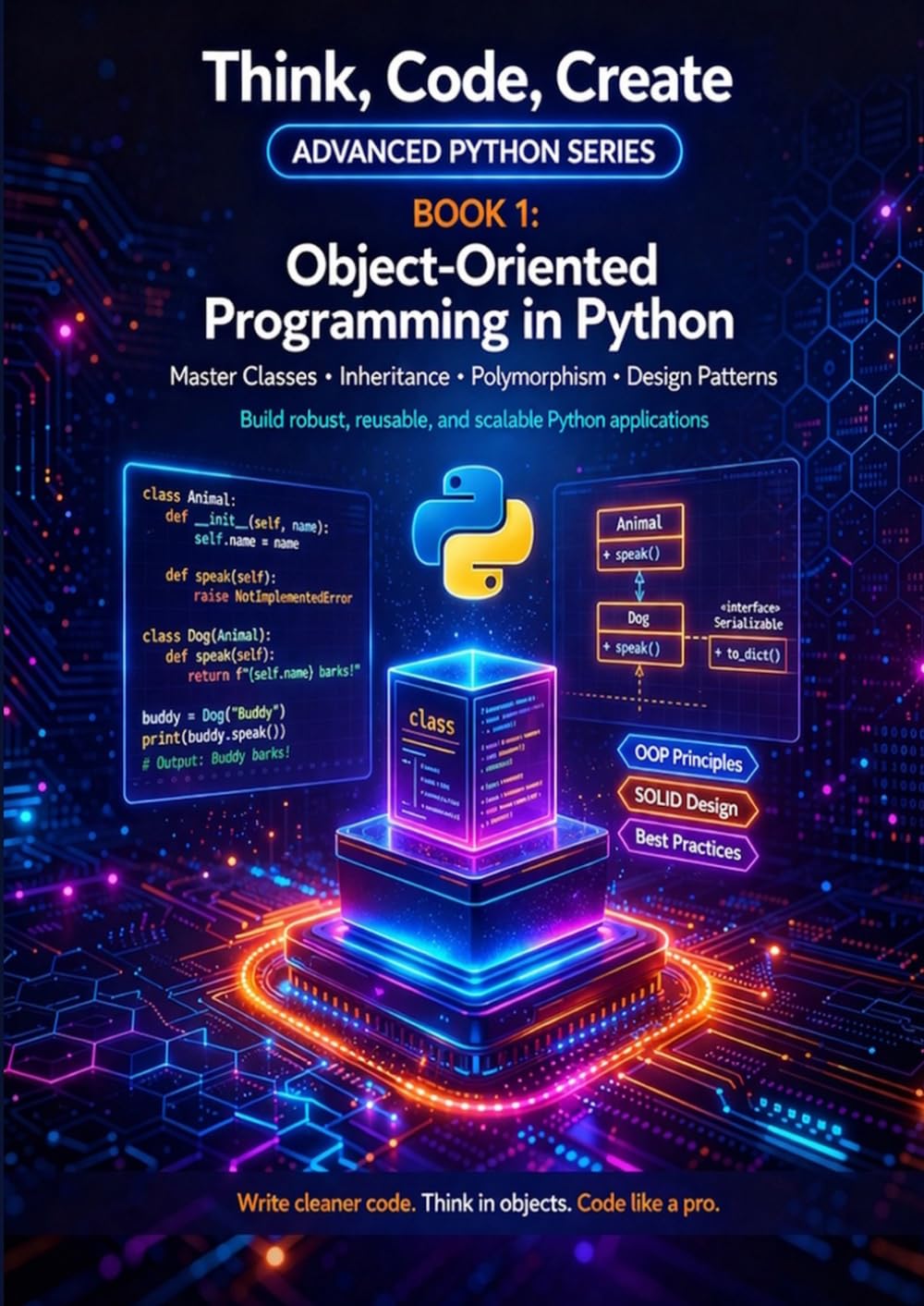 capítulo por capítulo baixar Object-Oriented Programming in Python: Design and build programs using classes, objects, and the four pillars of OOP (Think, Code, Create - Advanced Python Programming)