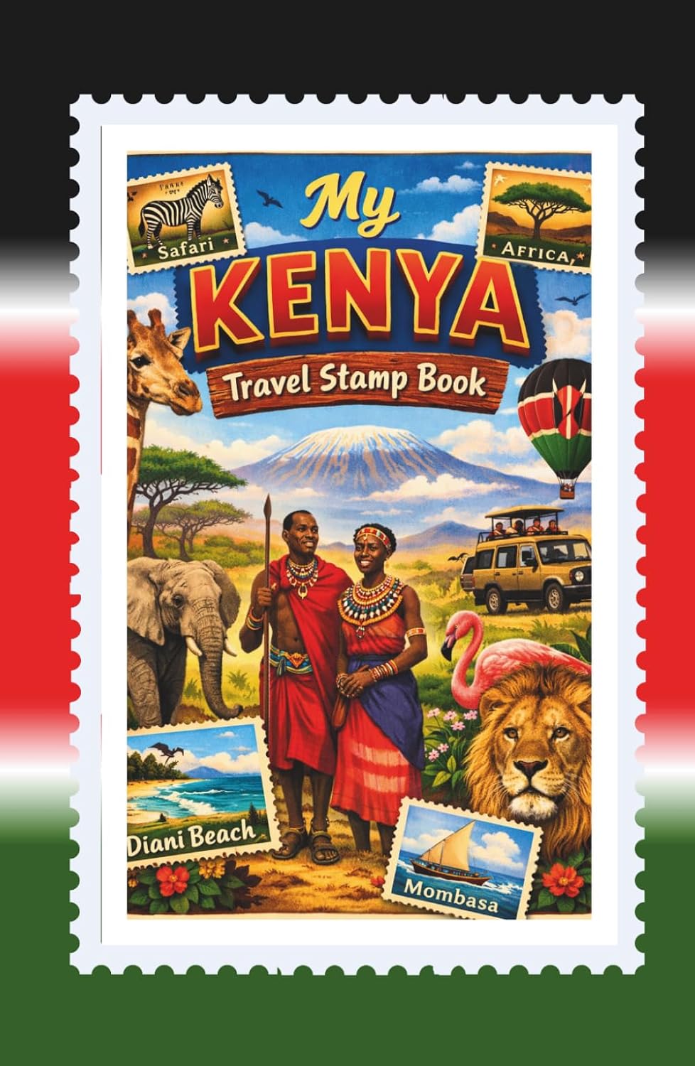 ler totalmente My Kenya Travel Stamp Book: A small notebook for collecting souvenir stamps from interesting places and objects in Kenya