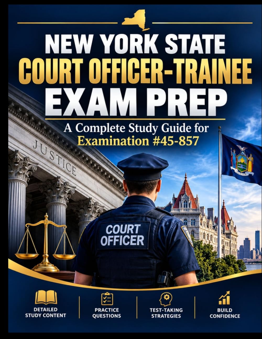 capítulo por capítulo baixar NEW YORK STATE COURT OFFICER-TRAINEE EXAM PREP: A Complete Study Guide for Examination #45-857