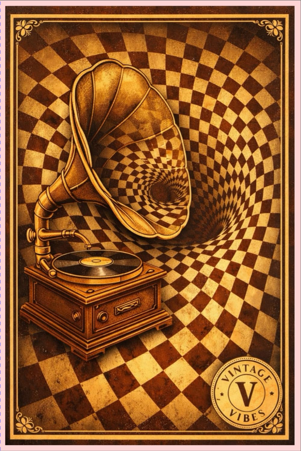 ler totalmente Vintage Gramophone Notebook: Inspired by Music and Retro Style