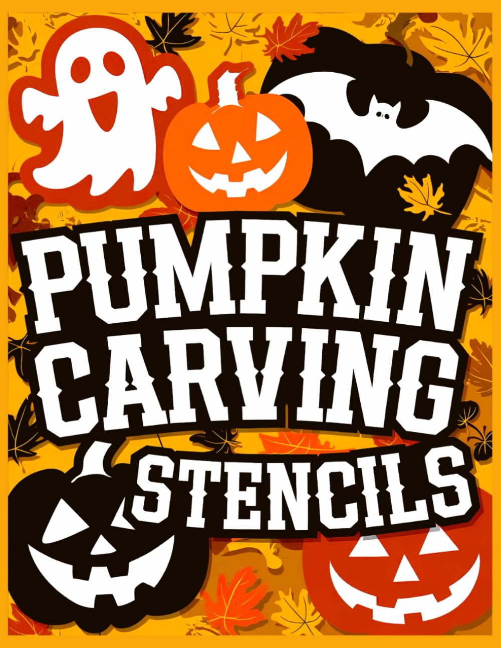 ler totalmente PUMPKIN CARVING STENCILS: 50 Halloween Night Play Templates for Stenciling & Crafting | Handmade Nature Crafts for All Ages: Kids and Adults (halloween cutouts)
