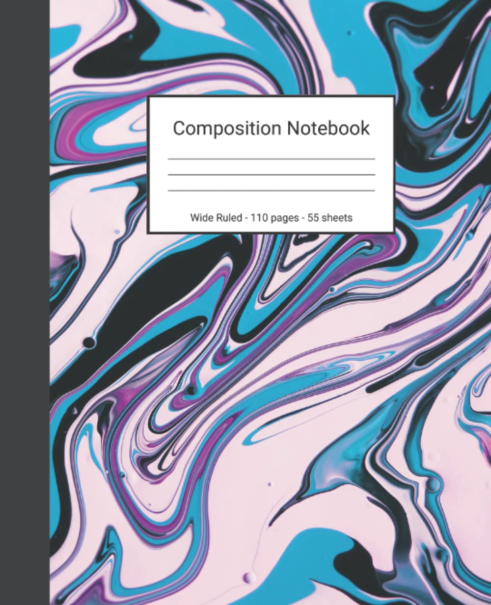 capítulo por capítulo baixar Composition Notebook: Wide Ruled Paper Notebook Journal - White Blue And Red Liquid Marble - Blank Wide Lined Workbook