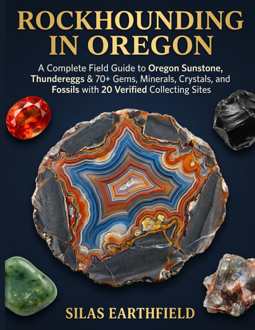 ler totalmente Rockhounding in Oregon: A Complete Field Guide to Oregon Sunstone, Thundereggs & 70+ Gems, Minerals, Crystals, and Fossils with 20 Verified Collecting Sites