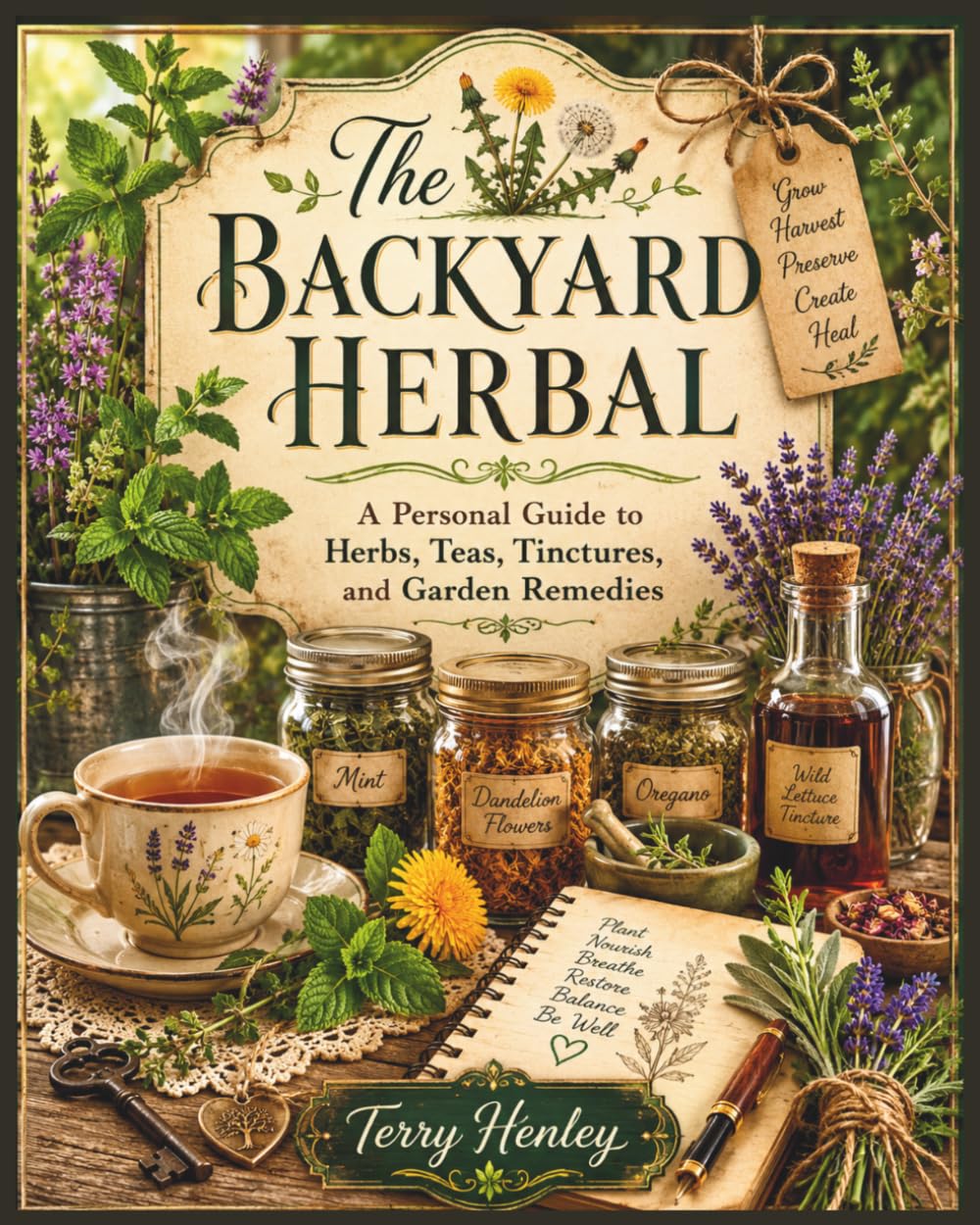 The Backyard Herbal: A Personal Guide to Herbs, Teas, Tinctures, and Garden Remedies baixar o livro de graça