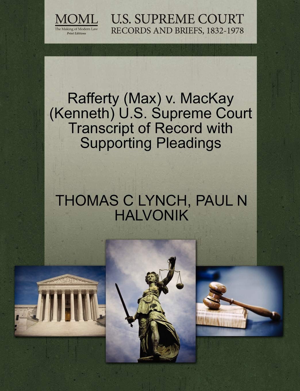 Rafferty (Max) v. MacKay (Kenneth) U.S. Supreme Court Transcript of Record with Supporting Pleadings baixar livro de graça
