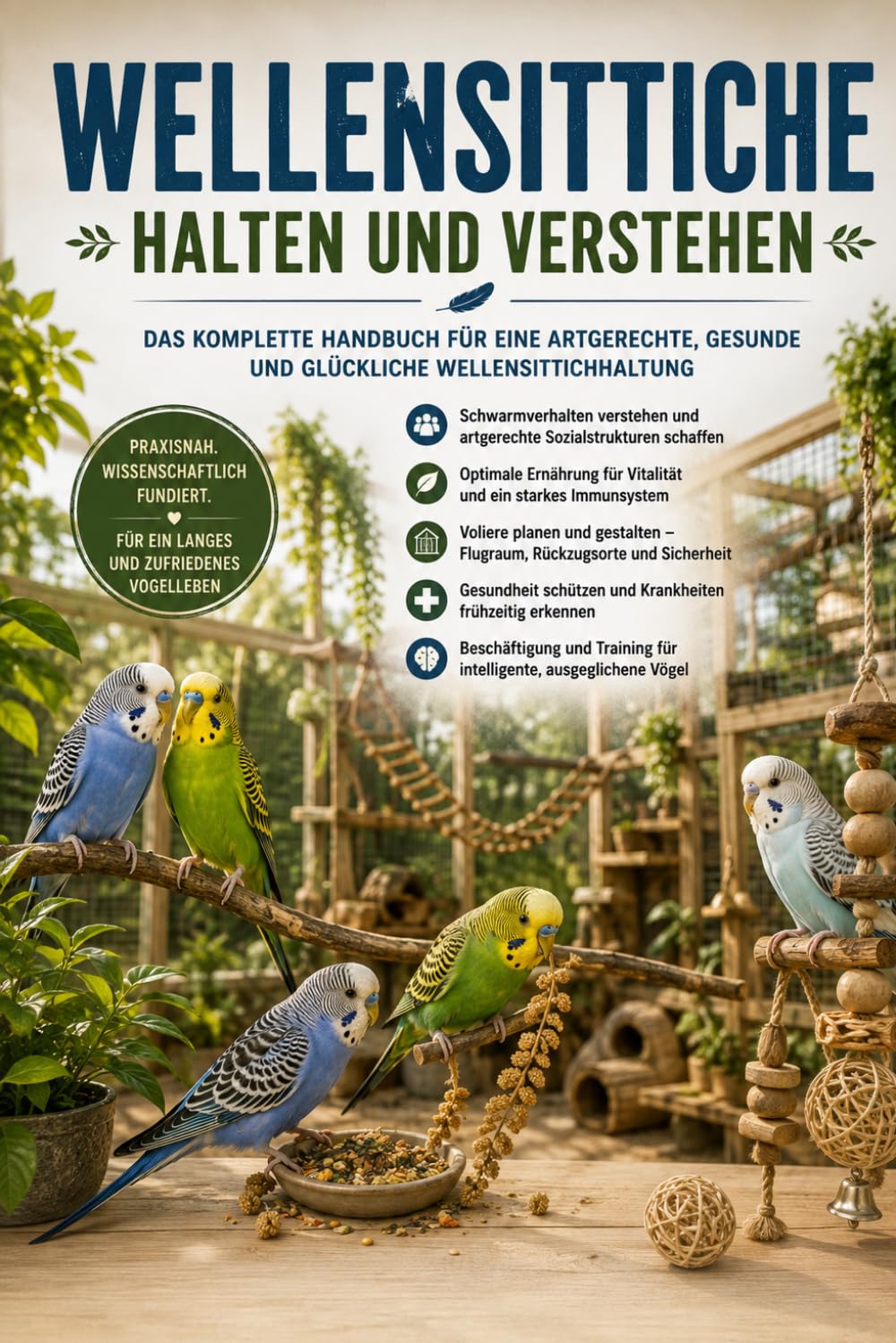 capítulo por capítulo baixar Wellensittiche halten und verstehen: Schwarmhaltung, Beschäftigung und Gesundheit – Das umfassende Handbuch für artgerechte Haltung, soziales Zusammenleben und Prävention (German Edition)