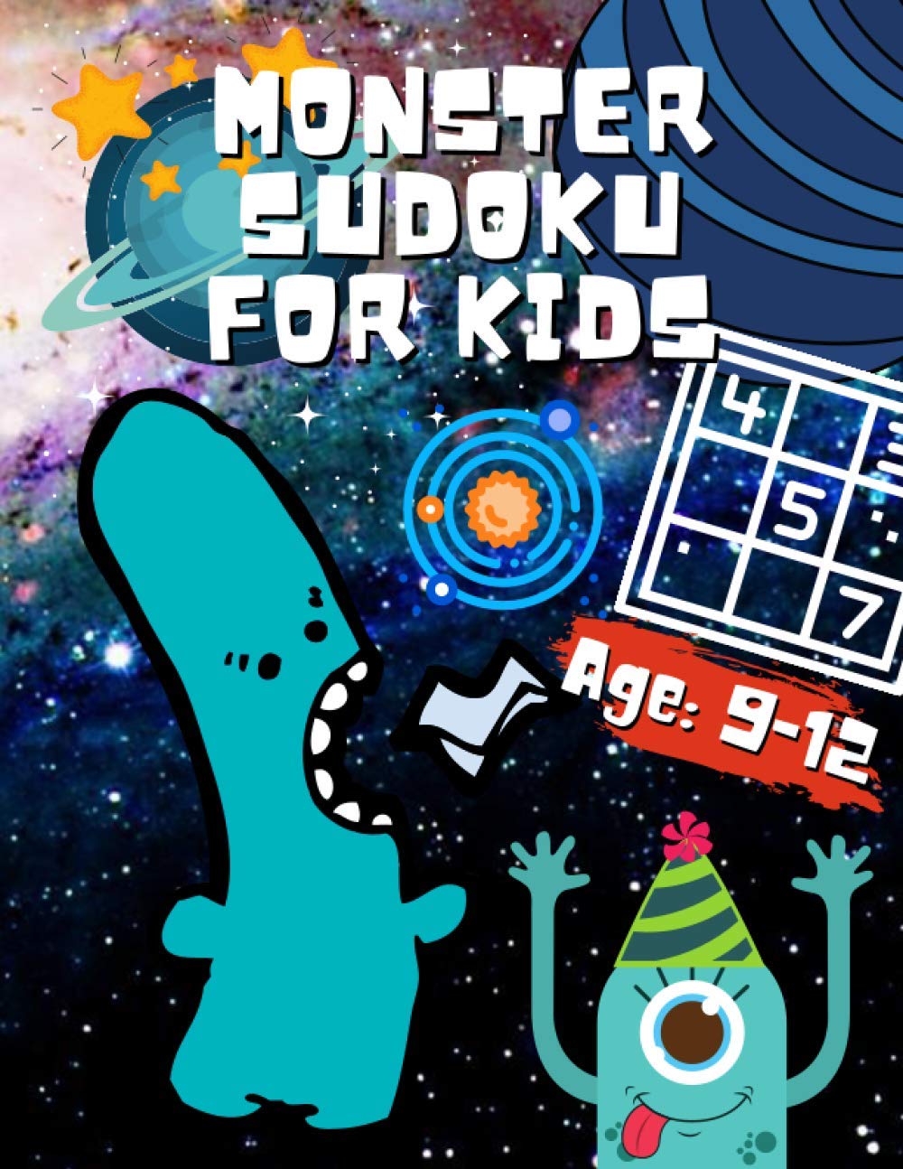 Monster Sudoku for Kids: 110 Fun Sudoku Puzzles from Easy to Hard | Large Print, 8.5” x 11” Page and Full Solutions Answers baixar o livro de graça