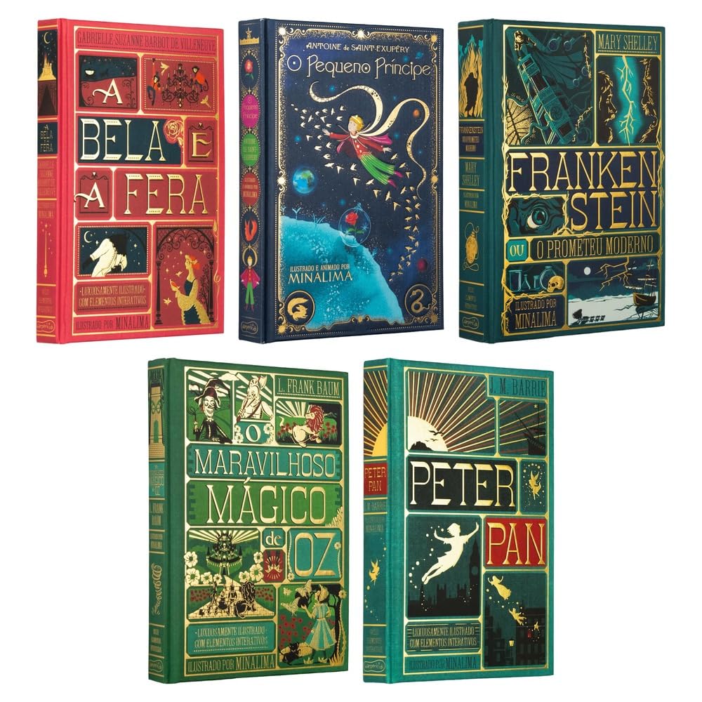ler totalmente Kit A Bela e a Fera + C. dura + Frankenstein C. dura + Capa dura + 1 livros