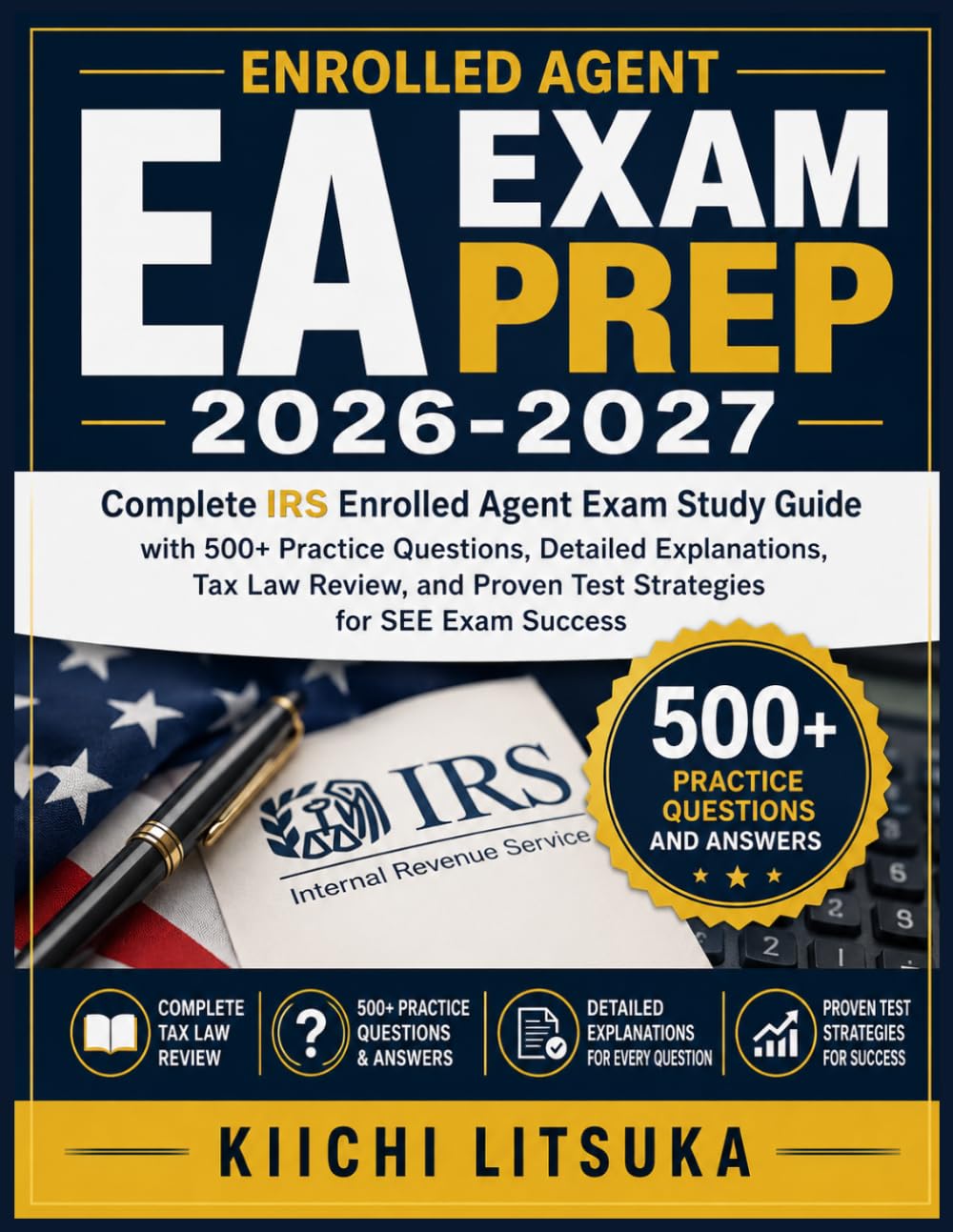 capítulo por capítulo baixar EA EXAM PREP 2026-2027: Complete IRS Enrolled Agent Exam Study Guide with 500+ Practice Questions, Detailed Explanations, Tax Law Review, and Proven Test Strategies for SEE Exam Success