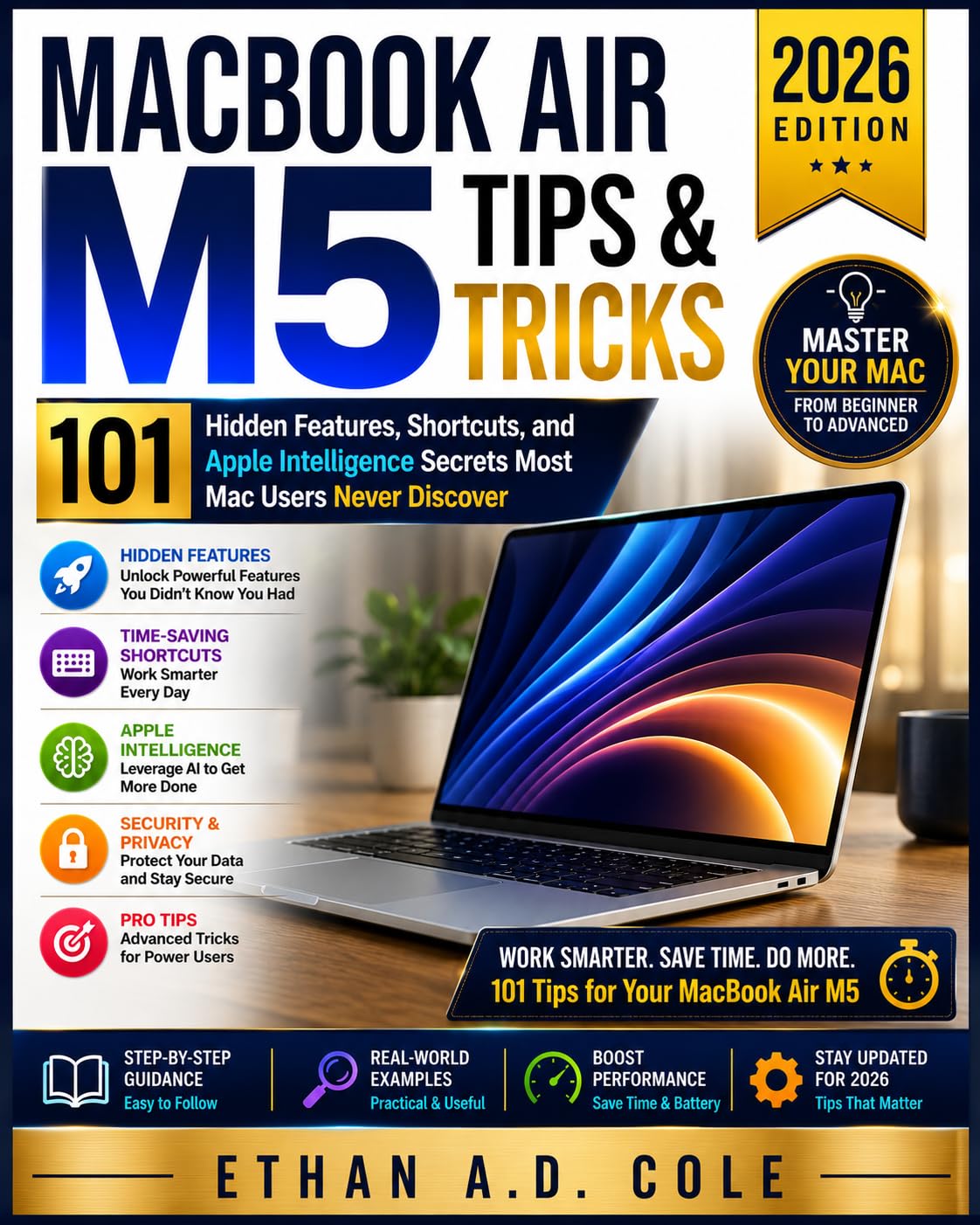 ler totalmente MACBOOK AIR M5 TIPS AND TRICKS 2026: 101 Hidden Features, Shortcuts, and Apple Intelligence Secrets Most Mac Users Never Discover (English Edition)