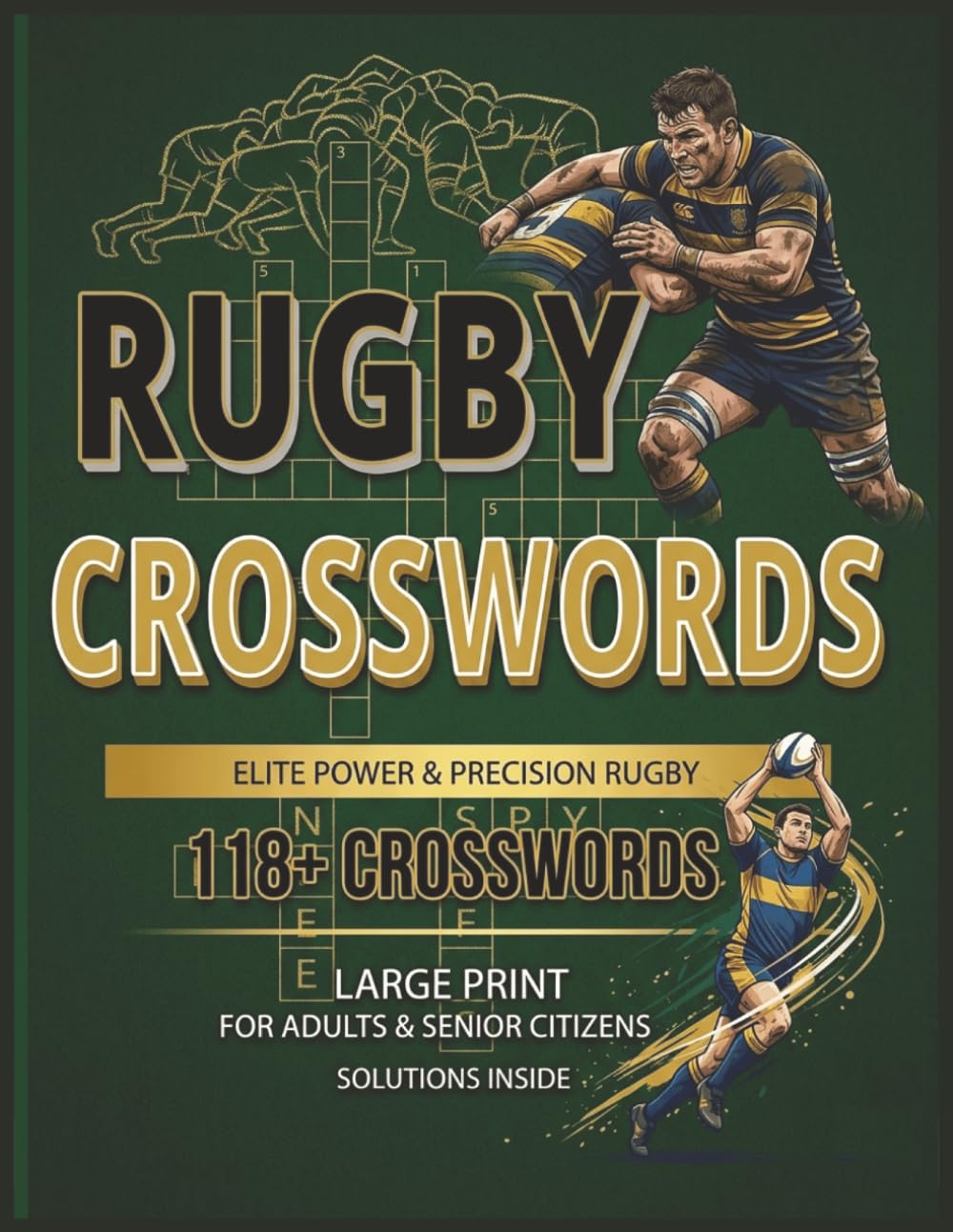capítulo por capítulo baixar Rugby Crosswords Puzzle Book: 118+ Large Print Rugby Crossword Puzzles on Rugby League, Players, Positions, Rules & History Brain-Training Fun for Adults, Seniors and Rugby Fans