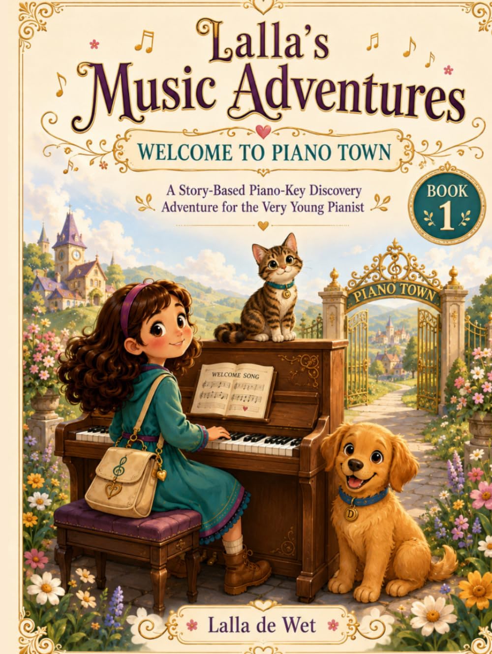 ler totalmente Lalla's Music Adventures: Welcome to Piano Town: A Story-Based Piano-Key Discovery Adventure for the Very Young Pianist