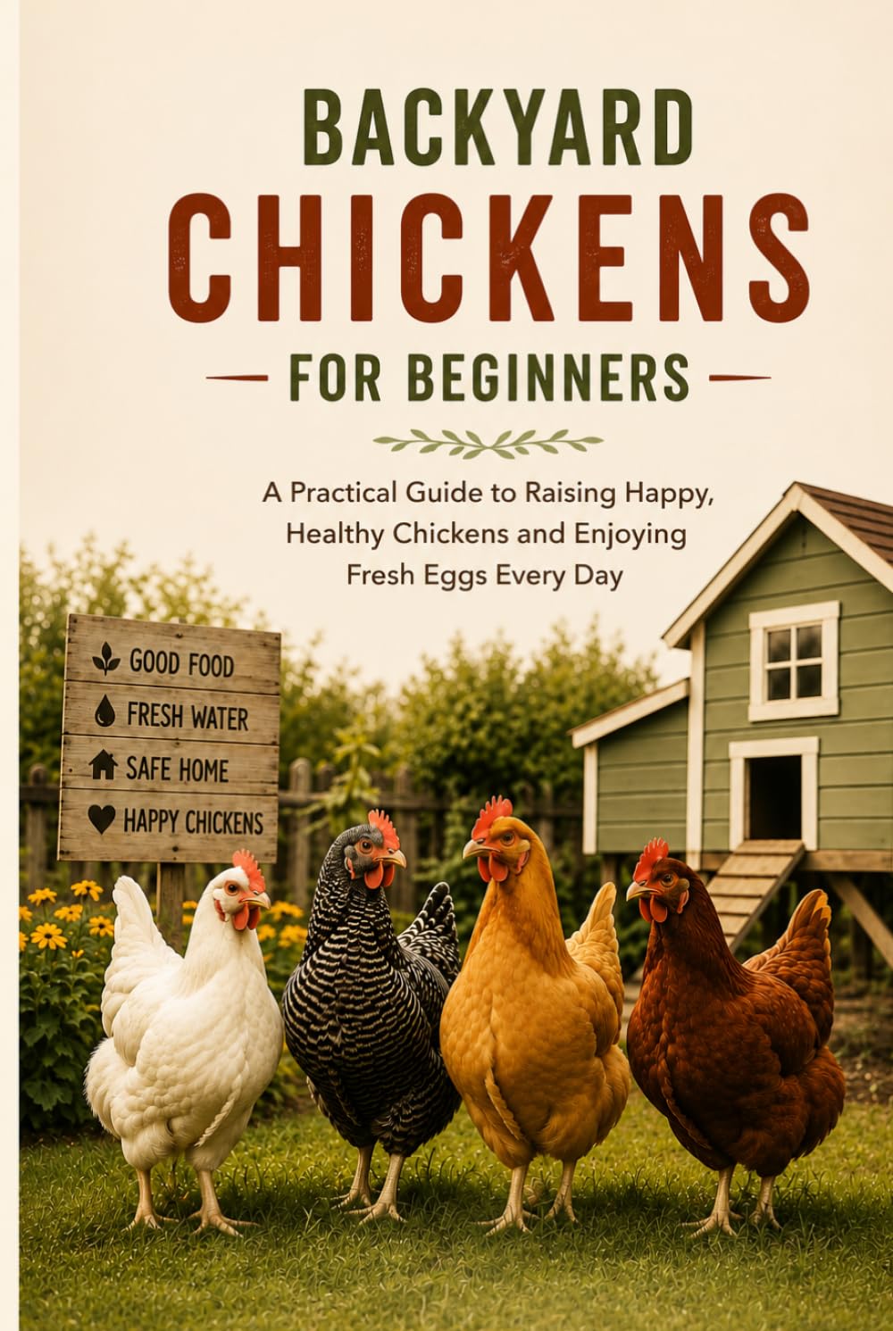 BACKYARD CHICKENS FOR BEGINNERS: A Practical Guide to Choosing the Right Breeds, Building a Safe Coop, Raising Healthy Chickens, and Enjoying Fresh Eggs at Home (The Backyard Living Series) baixar o livro de graça