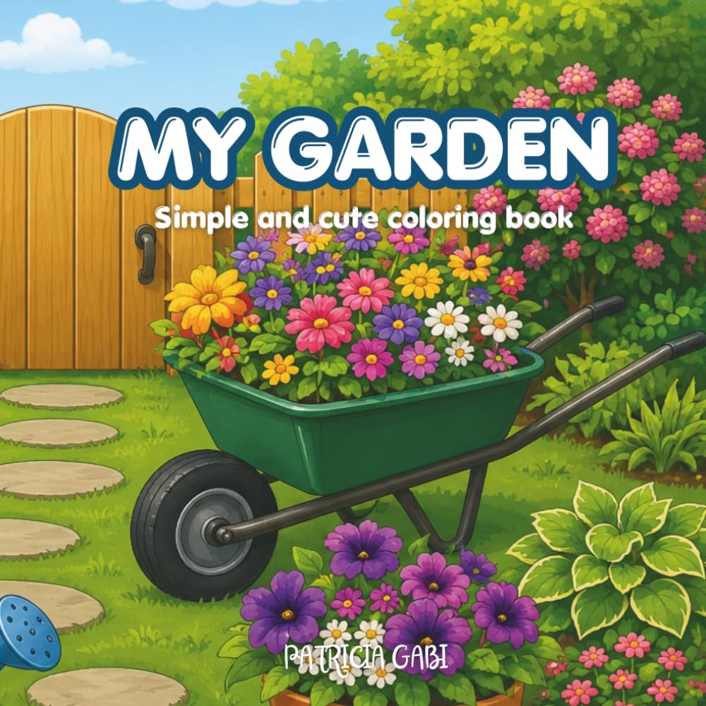 My garden: Simple and cute coloring book baixar livro de graça
