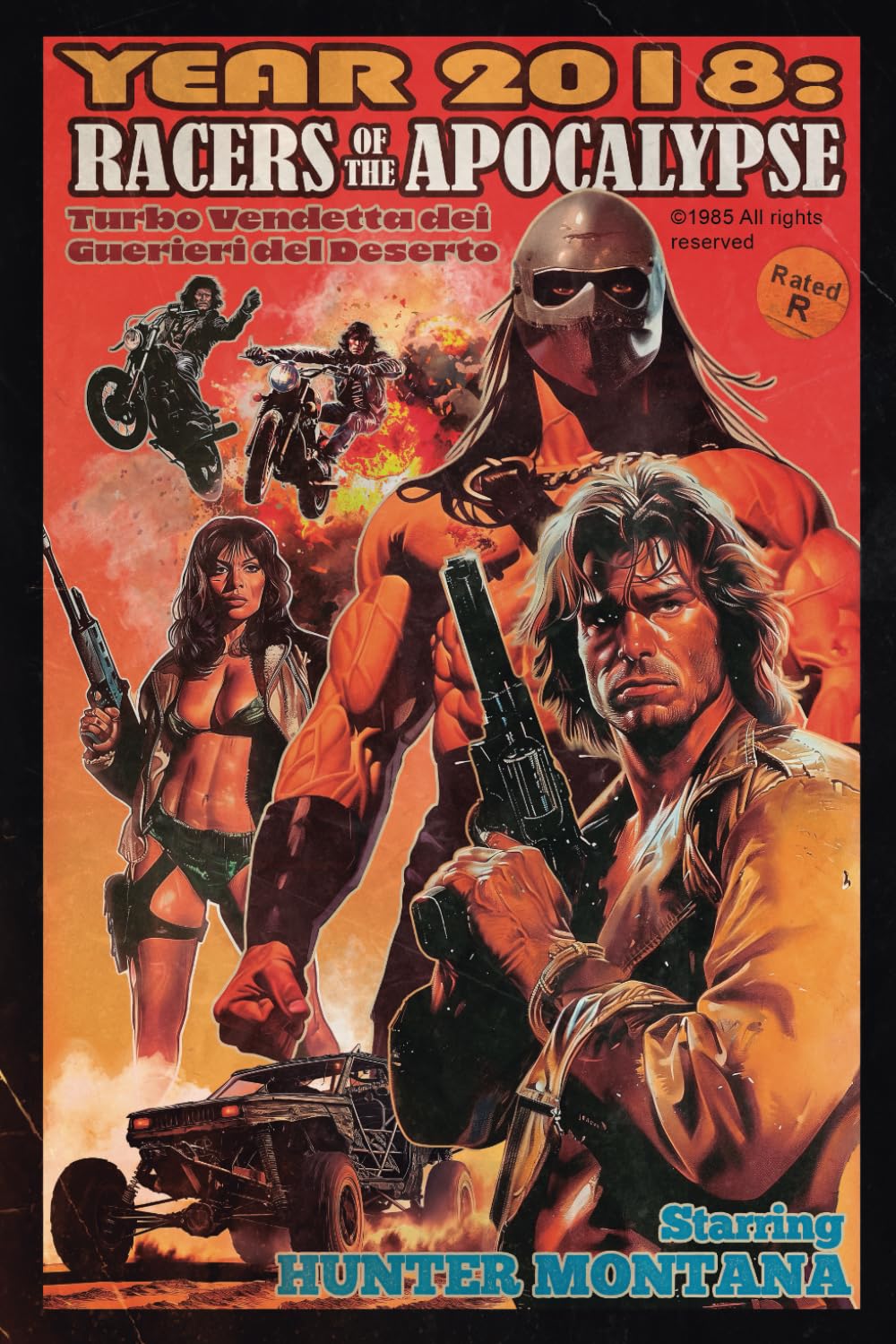 ler totalmente Year 2018: Racers of the Apocalypse - 1980s Retro Sci-Fi Fantasy Cult Classics Writing Notebook: 6x9 Inch Post-Apocalyptic Inspired Journal - Ideal... Your Epic Tales, Ideas and Creative Writingpe