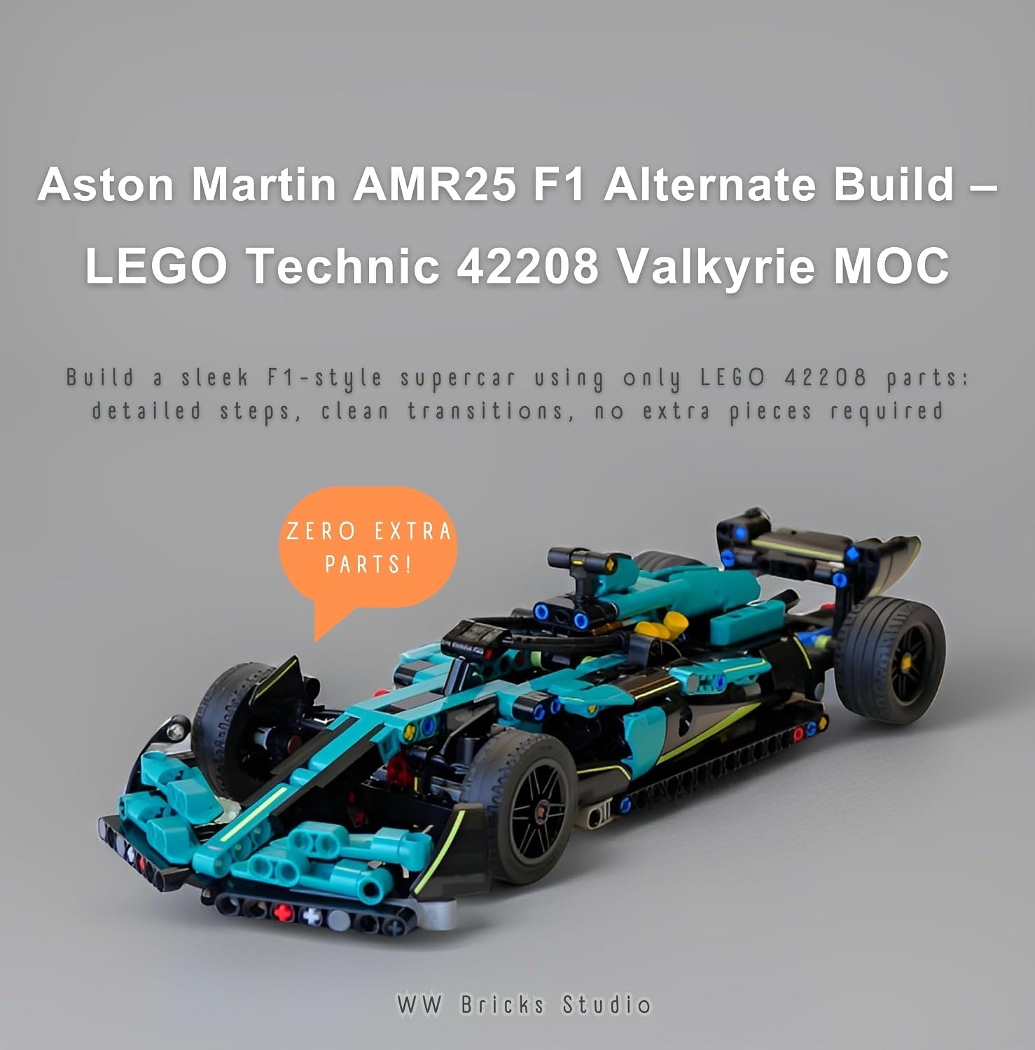 ler totalmente Aston Martin AMR25 F1 Alternate Build – LEGO Technic 42208 MOC Guide: Step-by-step instructions using only 42208 parts—clean, no-extra-pieces F1 build (Alternate creations) (English Edition)