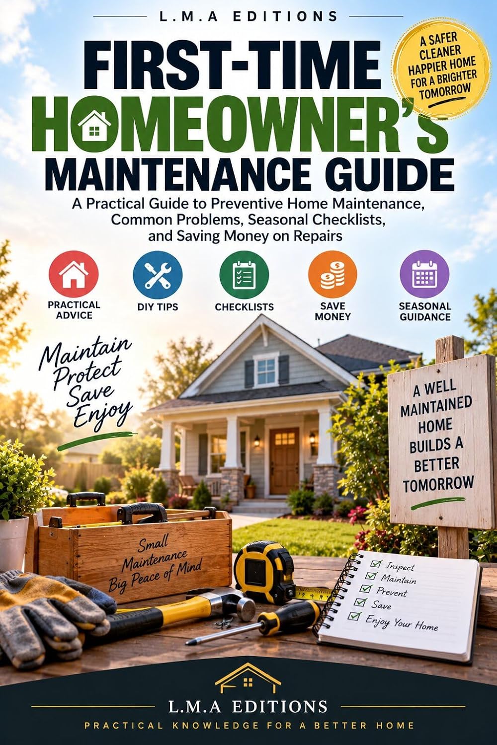 ler totalmente First-Time Homeowner’s Maintenance Guide: A Practical Guide to Preventive Home Maintenance, Common Problems, Seasonal Checklists, and Saving Money on Repairs (English Edition)