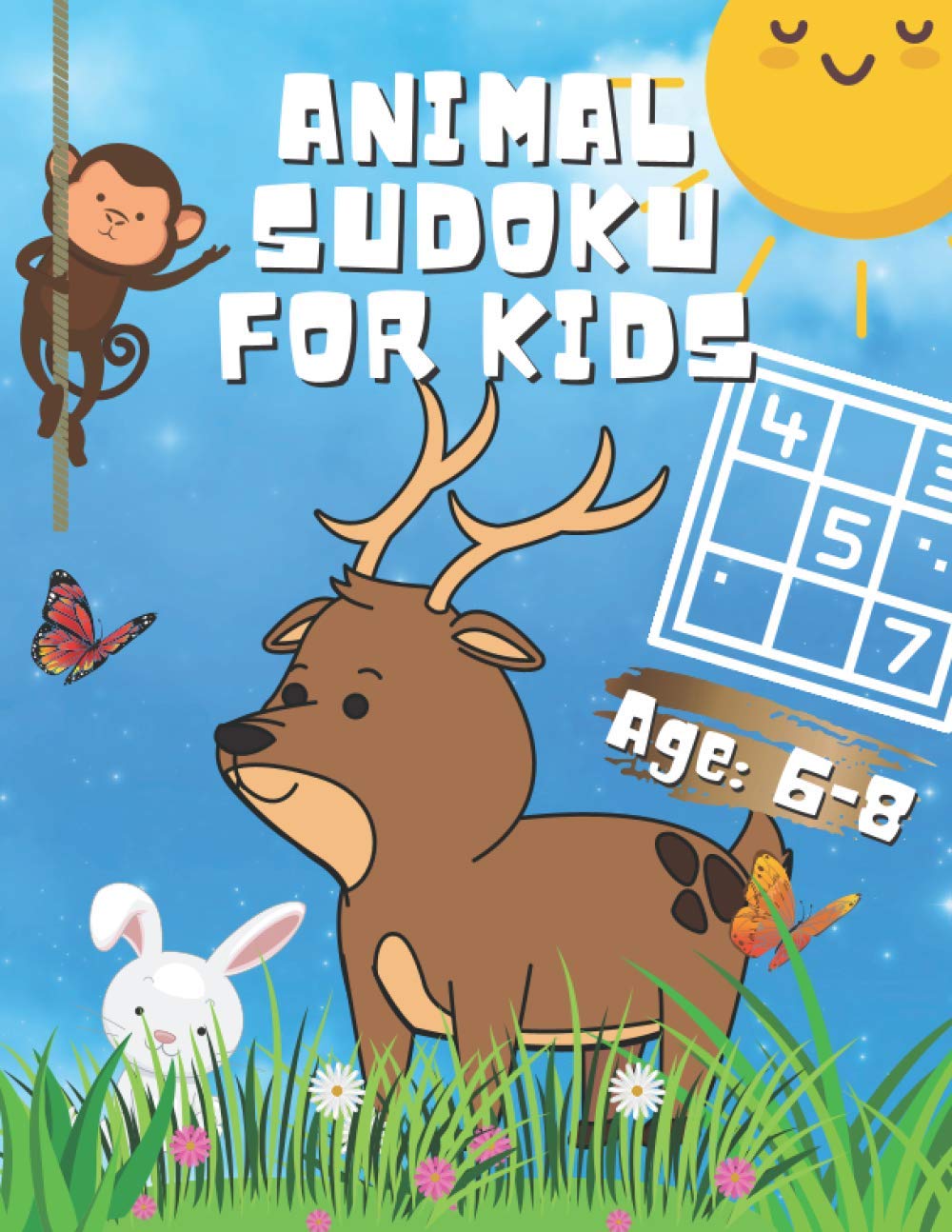 Animal Sudoku for Kids: 4x4 Sudoku Book with 110 Puzzles | Fun Leaning Activity Book from Easy to Hard | Large Print, 8.5” x 11” Page and Full Solutions Answers baixar livro de graça