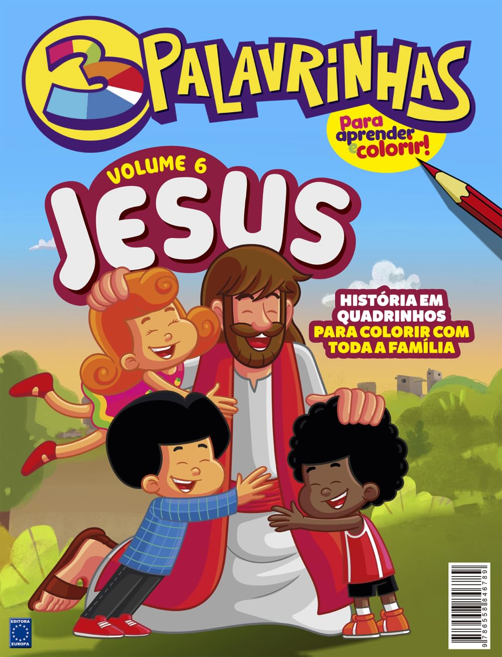 3 Palavrinhas - História em Quadrinhos para Colorir - Volume 6: Jesus baixar livro de graça