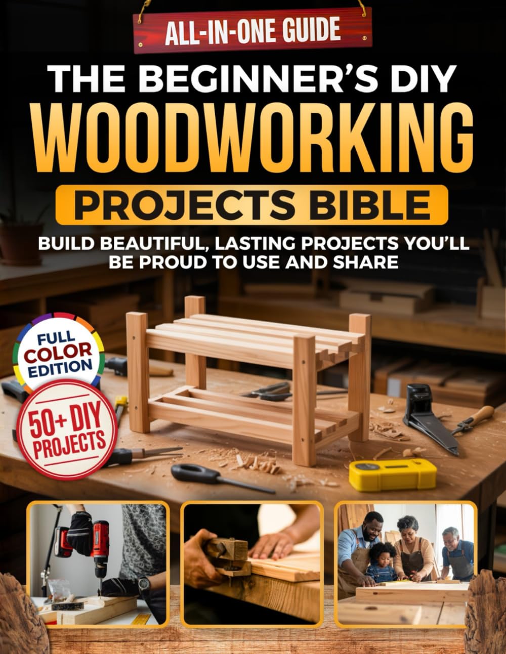 capítulo por capítulo baixar The Beginner’s DIY Woodworking Projects Bible: The All-in-One Guide to Learn the Craft from Scratch, Master the Tools, and Build Beautiful, Lasting Projects You’ll Be Proud to Use and Share