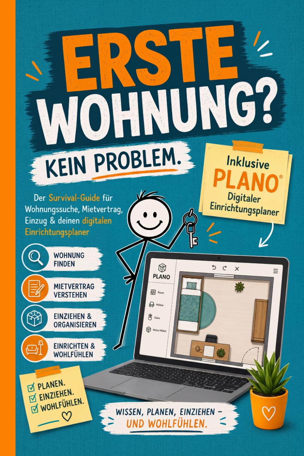 capítulo por capítulo baixar Erste Wohnung? Kein Problem.: Tipps, Tricks und Plano - dein digitaler Einrichtungsplaner. Der Survival-Guide für Wohnungssuche, Mietvertrag, Einzug in deine ersten eigenen vier Wände