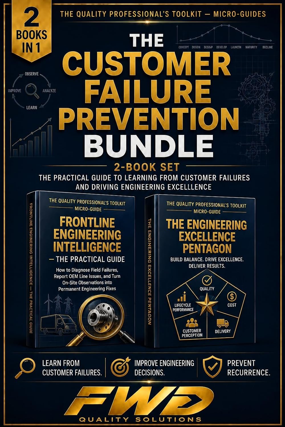 capítulo por capítulo baixar The Customer Failure Prevention Bundle - 2-Book Set: Frontline Engineering Intelligence and The Engineering Excellence Pentagon (Customer & Field Quality) (English Edition)