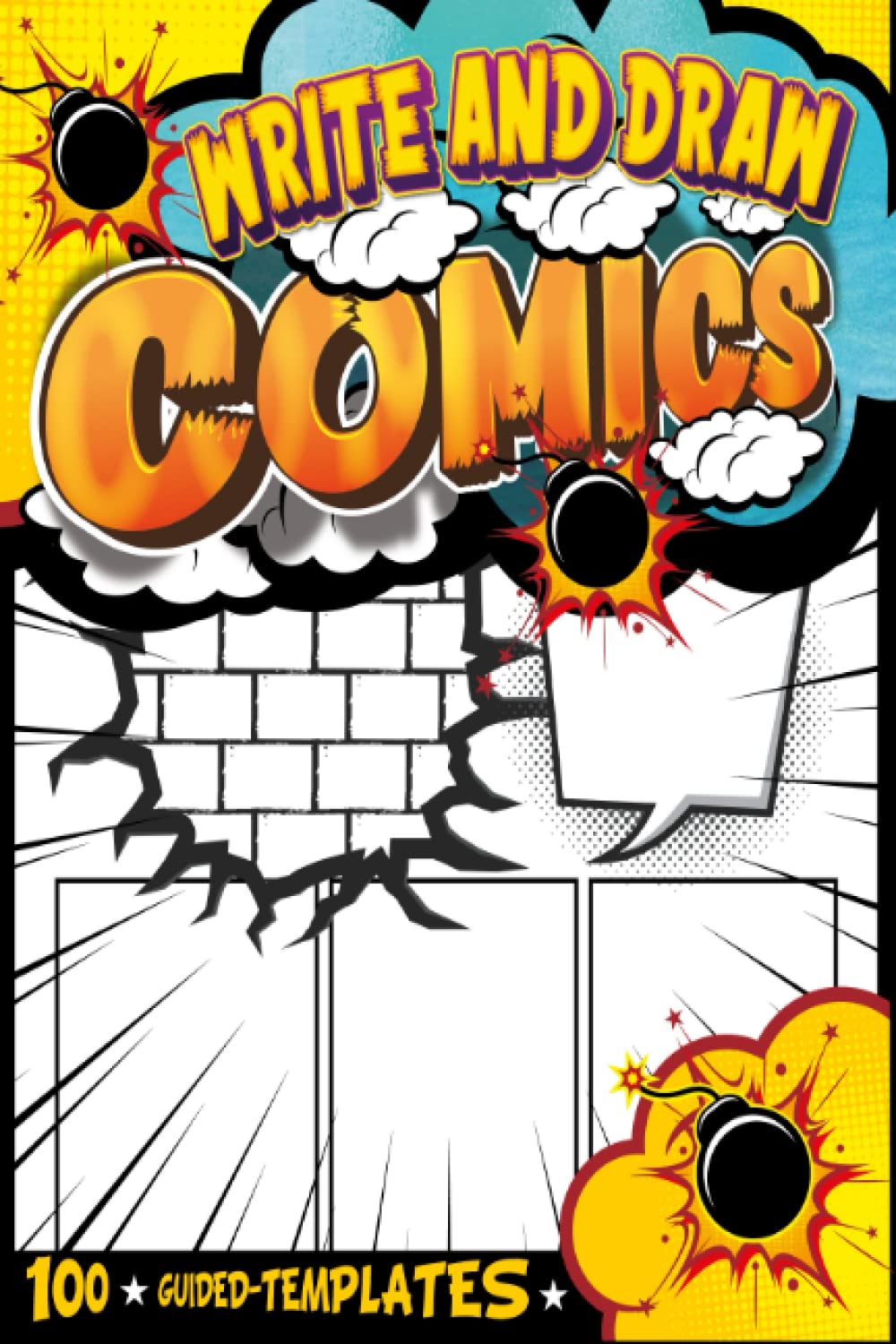 Comic Sketch Templates: Creative Templates To Help Teachers Create Stories With Preschoolers In Comics Style | Comics Preschool Learn To Draw