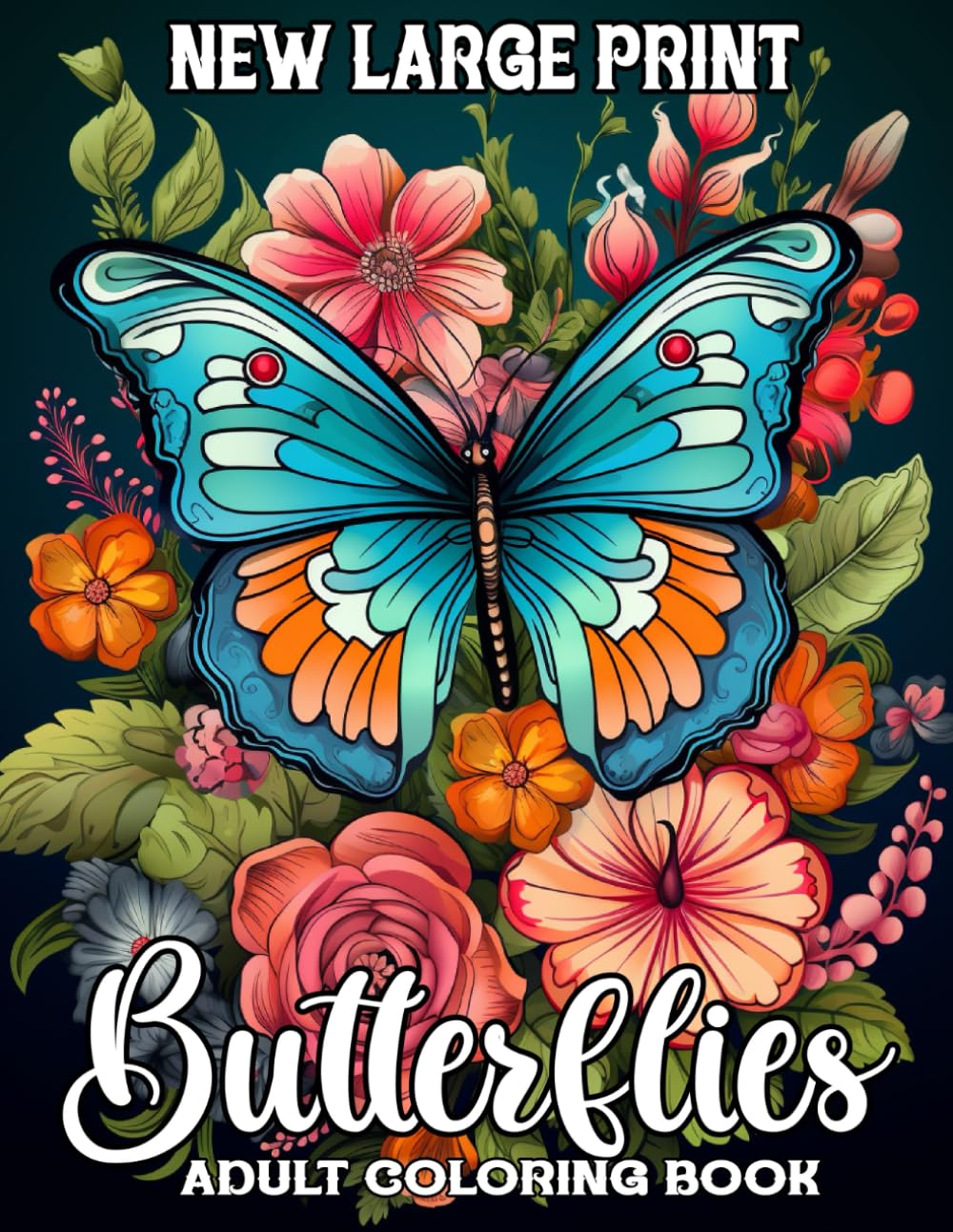 Large Print New Butterflies Coloring Book For Adult: Large Print Butterflies Coloring Book Designs for Seniors, Women, Men and Beginners featuring... coloring book for adults, seniors, men, women. baixar livro de graça