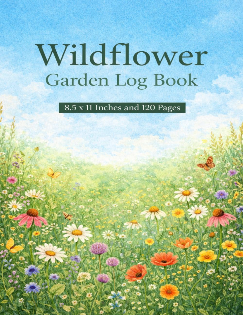 ler totalmente Wildflower Garden Log Book: Track Wildflower Blooms, Planting Dates, Pollinators, and Seasonal Notes